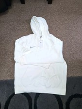 White Nike Hoody XL  Grey Logo