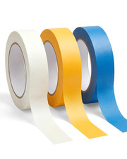 3Rolls Painters Tape 1 Inch Wide Colored Masking Tape for Painting 55Yards