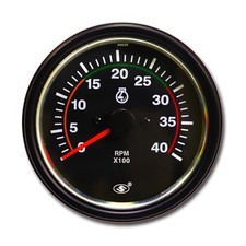 Universal Diesel Engine 85mm 3-38 Tachometer For Alternator W Black Dial