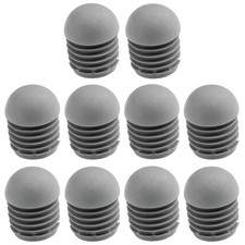 Stuhlstopfen Rund 30mm Grau - 10er Set rutschfest für