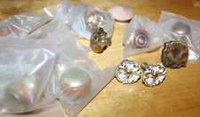Vintage Lot of 13 Cabinet or Drawer Hardware Pull Knobs Variety