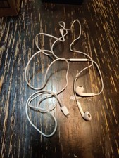 Used WORKS Apple Headphones with Lightning Connector, Wired Ear Buds for iPhone