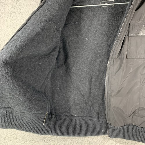 Kids Christian Dior Zip Up Jacket Size 10A Black Lined Bomber Water Repellent - Picture 11 of 15