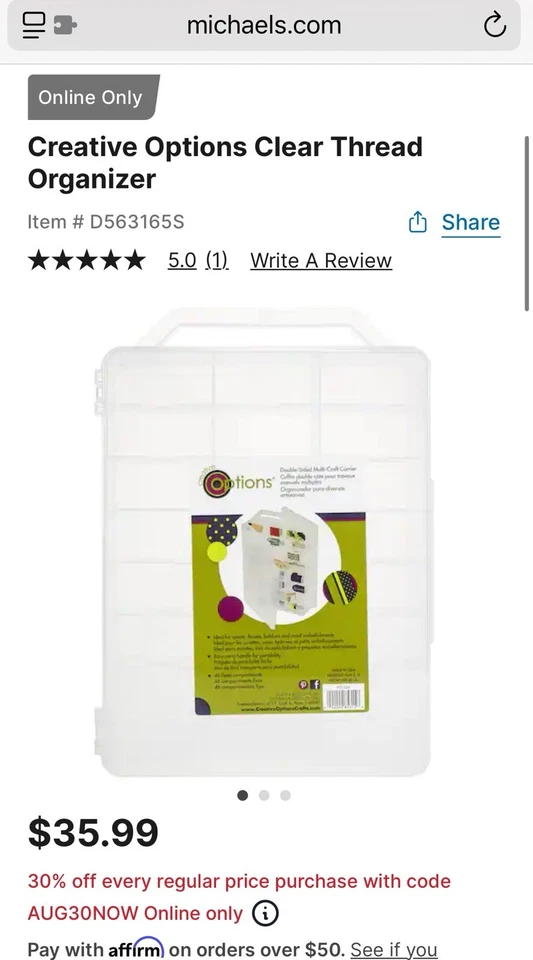 Organizador de hilo de doble cara *ENVÍO GRATUITO* Hot Wheels, Barbie, Tonie *NUEVO* Foto 3 de 4