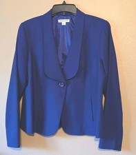 Vintage Pendleton Wool Blazer Jacket Women's 12 Purple Corporate Chic Classic
