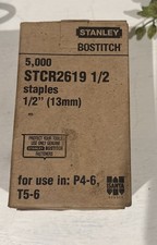 Stanley Bostitch STCR2619 1/2" Staples, 5000/Each box  - Free Shipping 