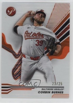2024 Topps Pristine Orange Pulsar Refractor 23/25 Corbin Burnes #193 c6h