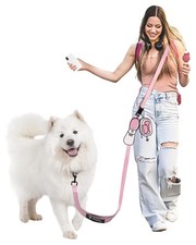 Hands Free Dog Leash, 8.2ft Multifunctional Crossbody Rope with Explosion-Pro...