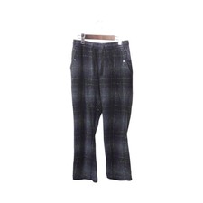 NEEDLES String Cowboy Pant Ombre Plaid Black/Purple Size M NS196 Used