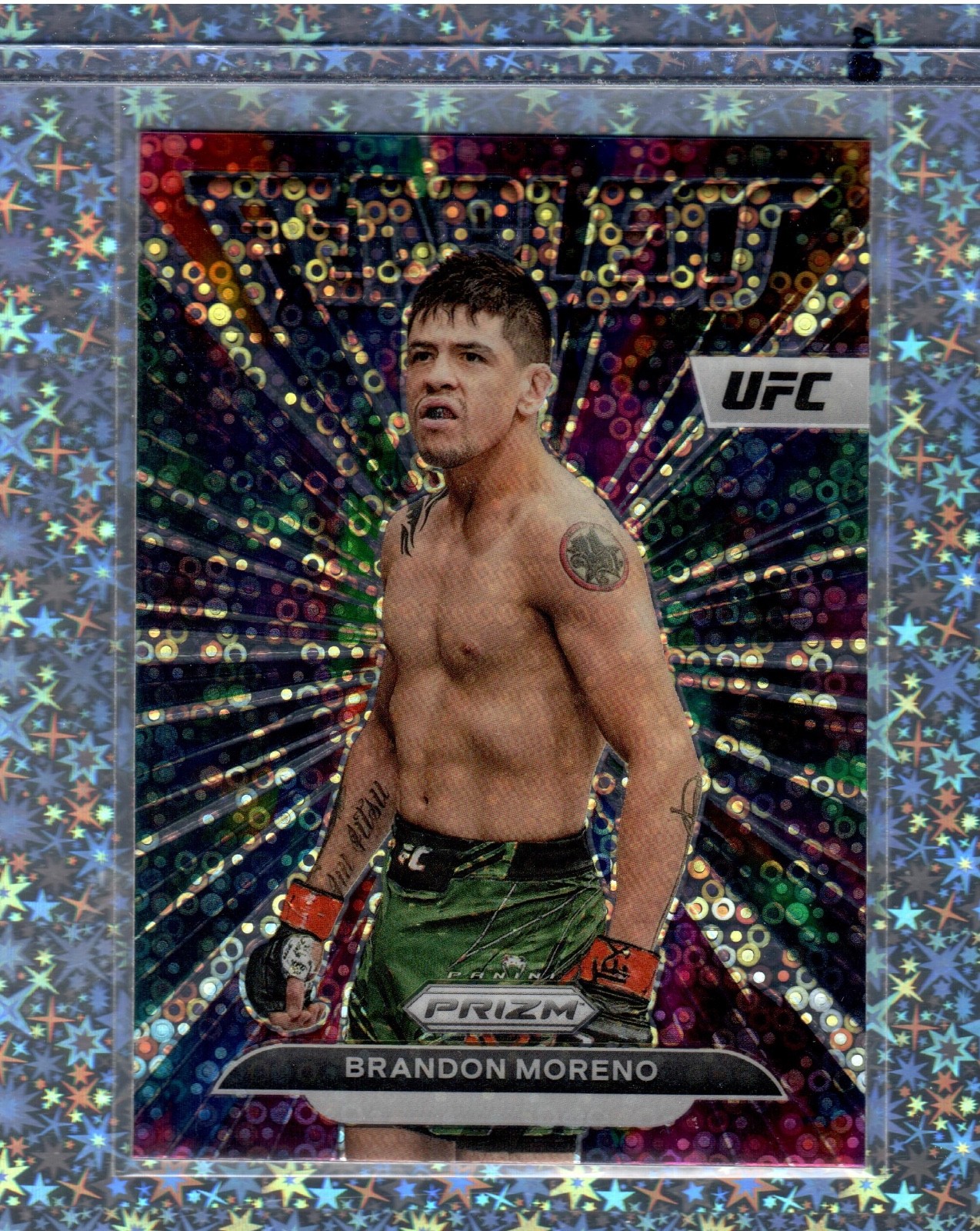 2023 Panini Prizm UFC - Fearless Silver Prizm Disco #1 Brandon Moreno LoOKy 👀🔥