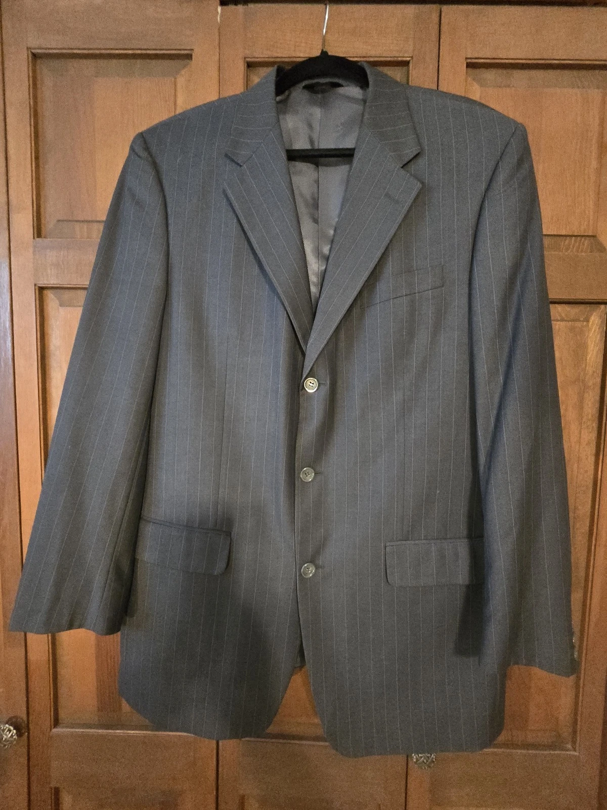 Giorgio Iolana Couture Men's Gray Suit Jacket Blazer Sports Coat Size 42L
