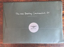 BENTLEY "THE NEW CONTINENTAL GT&rdquo; 2010 Picture Cards Unopened.