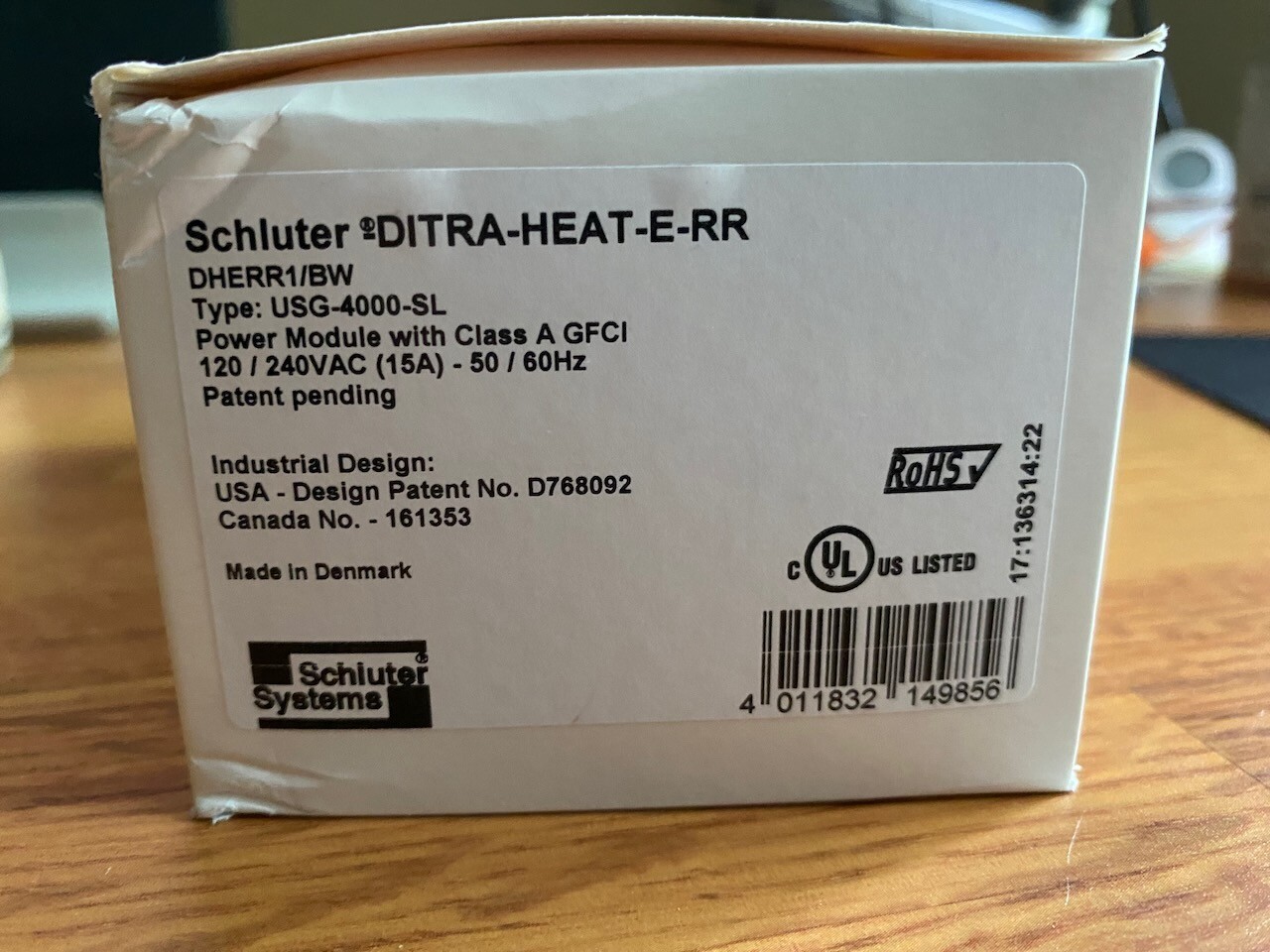 Schluter Ditra Heat-E-RR - Power Module | eBay
