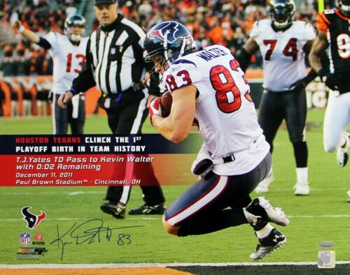 Kevin Walter Signed Autographed Houston Texans TD Catch 16x20 Photo TRISTAR COA - Picture 1 of 1