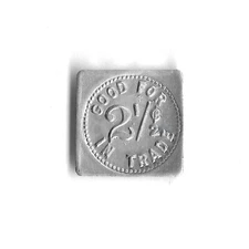 Owensboro, Kentucky KY Smoke Shop Token - Good For 2 1/2 Cents in Trade