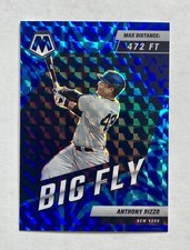 2022 Panini Mosaic Anthony Rizzo Big Fly Blue Mosaic Prizm /99 SP Yankees