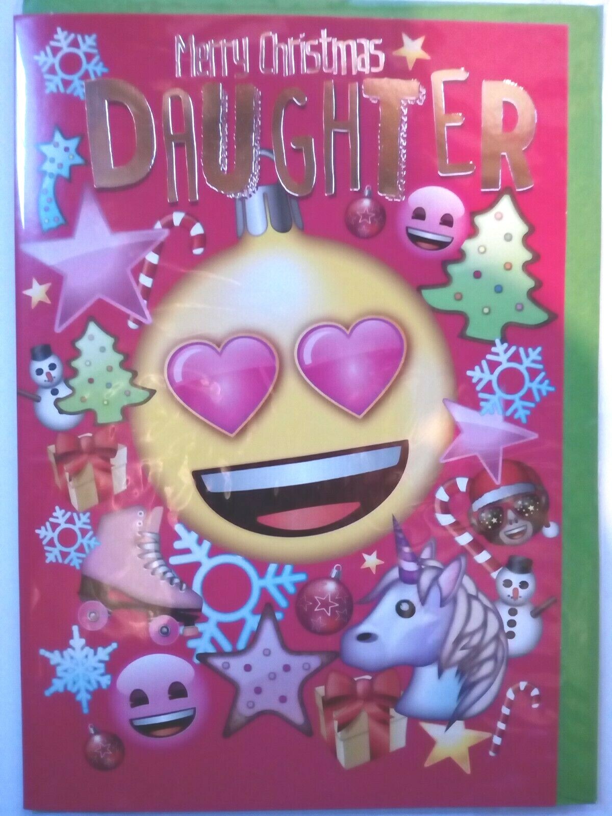 Christmas Card - Emoji - DAUGHTER