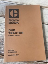 CAT Caterpillar D4D Tractor Dozer Crawler Parts Manual Book catalog 82J3444-Up