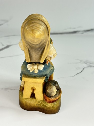 Anri Ferrandiz For My Sweetheart Figure Wood Hand Carved LE #232 Of 2250 - Picture 4 of 6