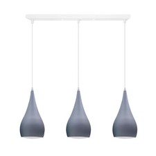 Image of Industrial 3 Head Pendant Ceiling Light Cluster Teardrop Hanging Retro Lampshade
