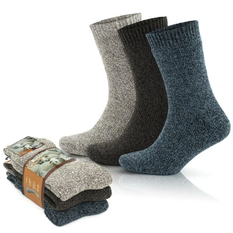 Women's Wool Socks, Norwegian Style, Thermal Effect Wool Winter Socks,