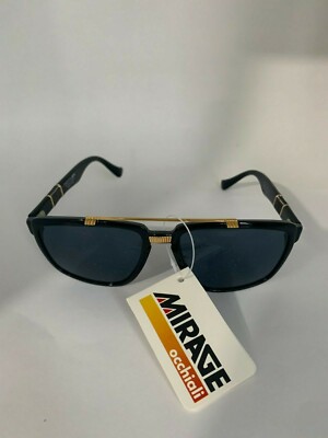 Mirage Comfort Occhiali Black Sunglasses Made In Italy | eBay