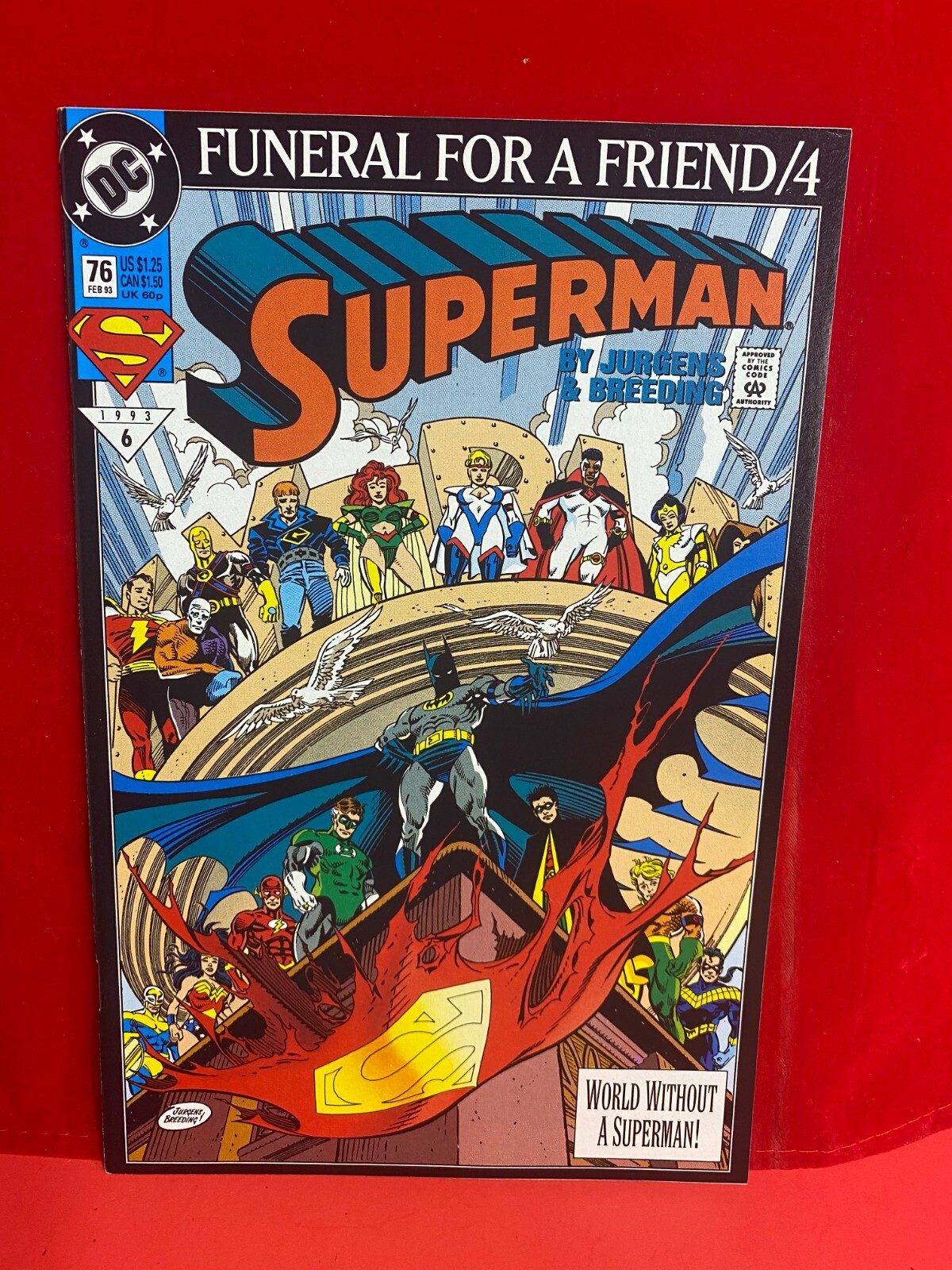 SUPERMAN 76 FUNERAL FOR A FRIEND 4 1993 C5 eBay