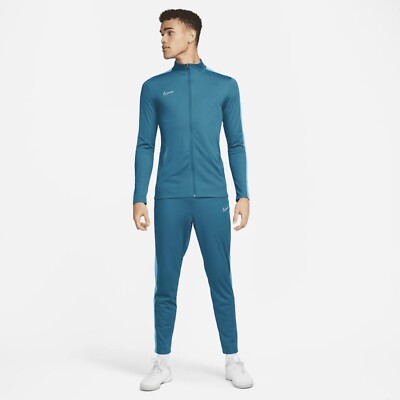 Nike Dri-Fit Academy Gobal Tracksuit Set Size Small Baltic Blue