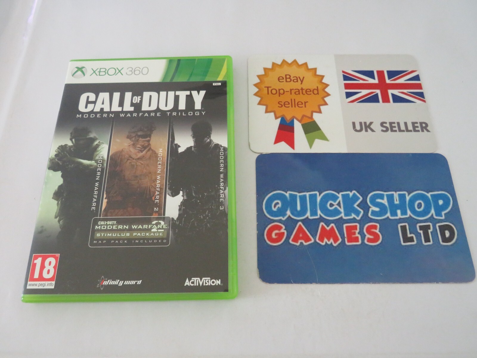 Call of Duty: Modern Warfare Trilogy (Xbox 360) cib uk pal  uk tracked post