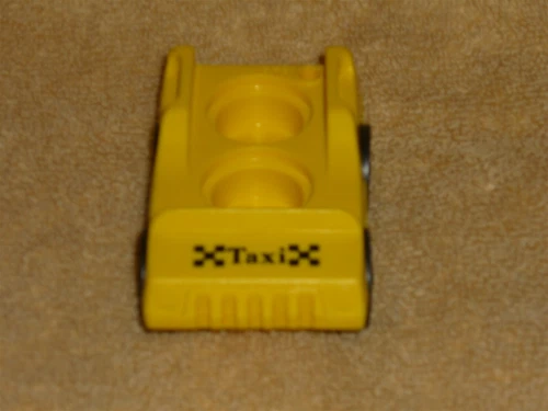 Fisher Price Little People Vintage Yellow Taxi Cab Car for Two