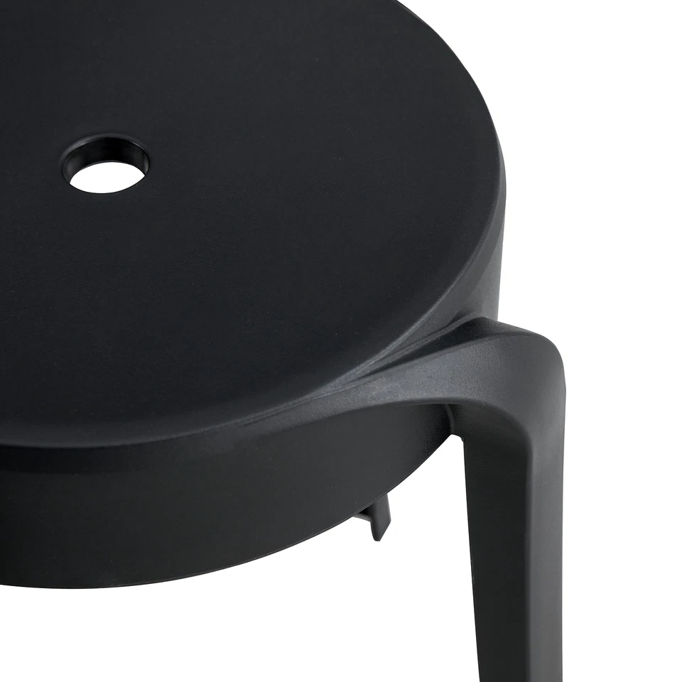 18 in 6 Pack Backless Classroom Kitchen Stools Stackable School Stools Round Top - Image 3 of 4