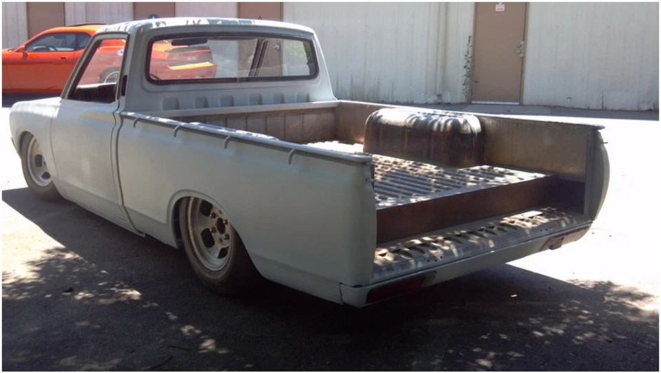 Bandeja enrollable de acero 73-79 Datsun 620 - lisa Foto 2 de 3