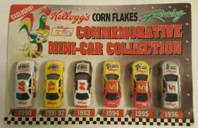 Kellogg's Racing Mini Car Collectible NIB 1990-1996 Hendrick Tex Powell Hagan