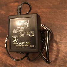 Power Wheels 6 Volt Battery Charger - Part  00801-0976 - Model  040135