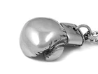 Handmade Boxing Glove Pendant Necklace, Muay Thai Thaiboxing Fighter Sports