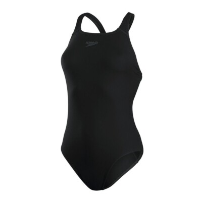 Speedo Damen Eco Endurance+ Medalist Badeanzug Schwimmanzug Damen schwarz
