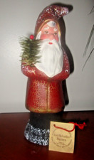 Schaller Santa Claus Candy Container Red Christmas 11.5" LIM ED 31 / 1000 NWT