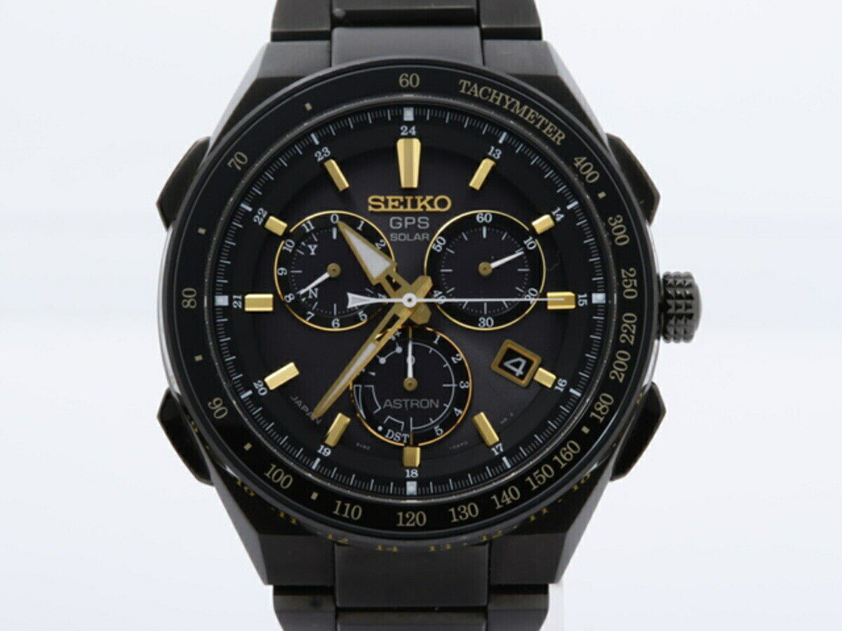 USED SEIKO Astron SBXB131 Black Case: 46.0mm Band: 16cm USED SEIKO Astron SBXB131 Black Case: 46.0mm Band: 16cm