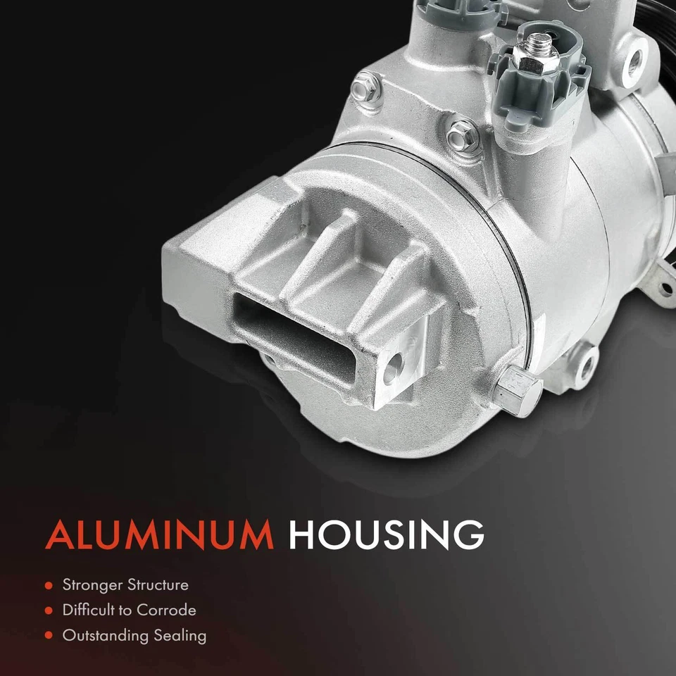 Компрессор кондиционера со шкивом в стиле DKS20 и 6 канавками для Ford F-150 2015-2017 2,7 л - Изображение 3 из 4