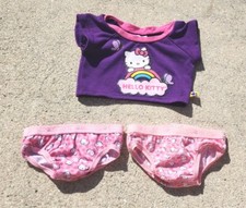 Build a Bear Hello Kitty Clothes Lot Underwear Shirt