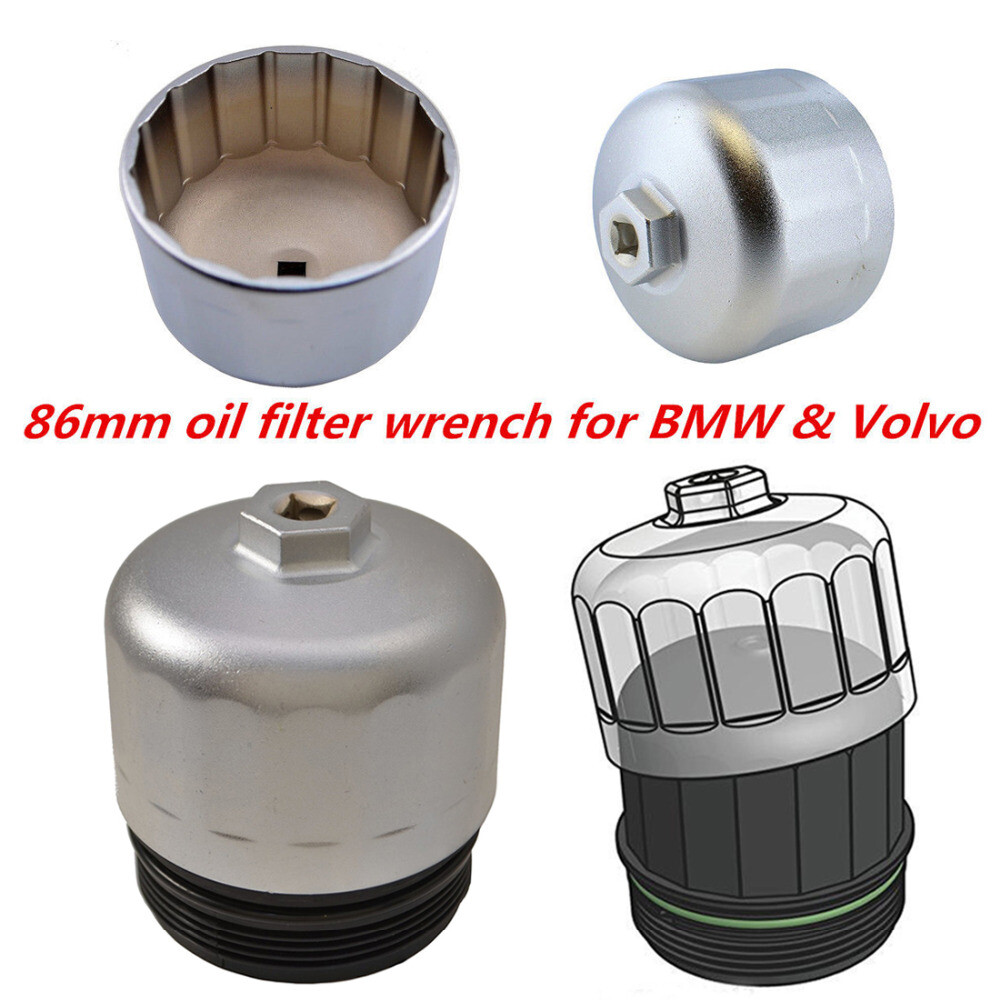Housing Cap For Bmw/volvo Oil Filter Wrench Aluminum Cartridge Style