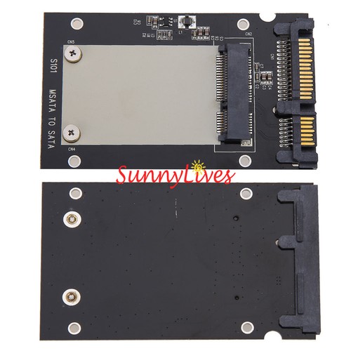 Enclosure mSATA SSD to 2.5" SATA Convertor Adapter Card SSD Case for Laptop PC - 第 4/6 張圖片