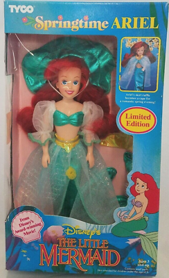 Vintage Springtime Ariel The Little Mermaid Tyco Disney Doll 1991