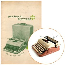 Underwood De Luxe Quiet Tab Typewriter Instruction Manual Antique Vtg User (b) thumbnail
