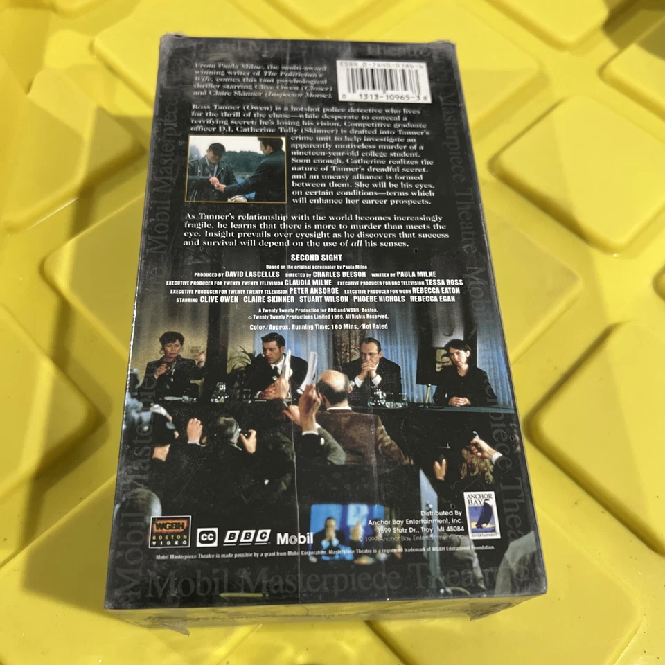 Second Sight (VHS, 1999, 2-Tape Set) CLIVE OWEN, BRAND NEW! NEVER OPENED! Foto 2 de 3