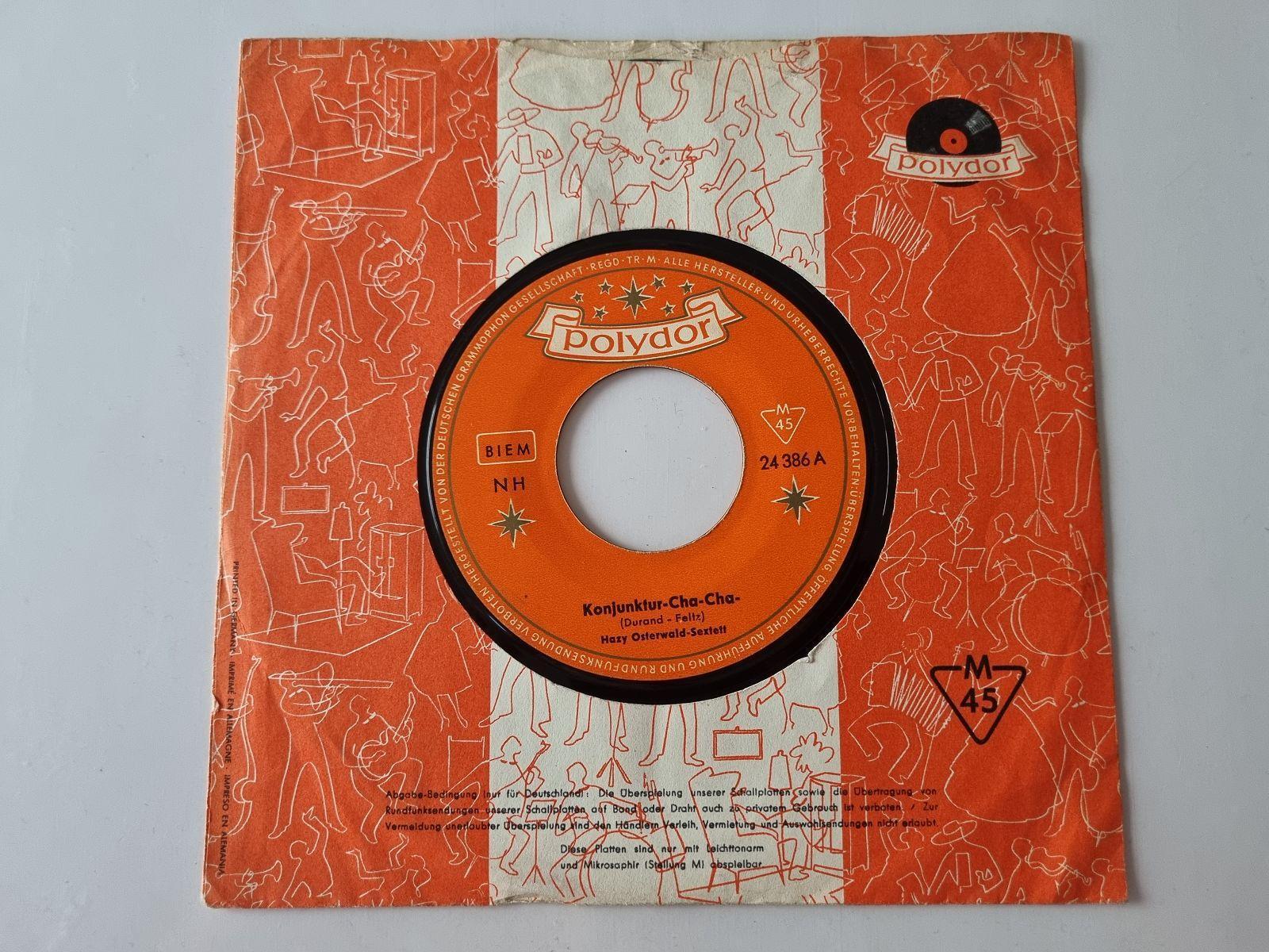 7"" Single Hazy Osterwald-Sextett - Konjunktur-Cha-Cha Vinyl Germany