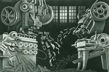 Robots : Boris Artzybasheff  : Archival Quality Art Print 