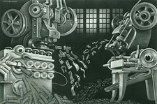 Robots : Boris Artzybasheff  : Archival Quality Art Print 11x17