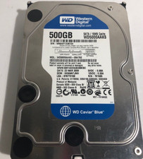 WD5000AAKS-00A7B2 WESTERN DIGITAL 500GB 3.5" SATA Hard Drive TESTED 