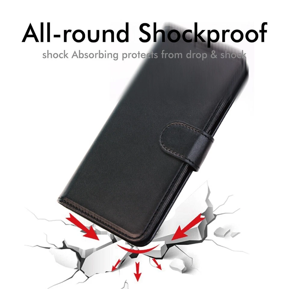 Flip Leather Case For Apple iPhone 15 14 13 Pro MAX 11 XR 12 7 X SE Wallet Cover - Image 3 of 4